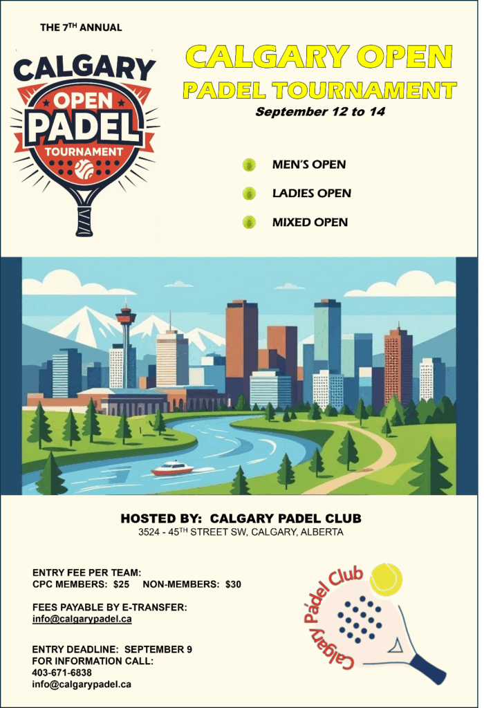 2025 Calgary Open Padel Tournament
